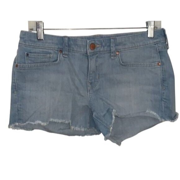 Gap 1969 Summer Cut-Offs Denim Shorts Size 27 Blue - Picture 1 of 10